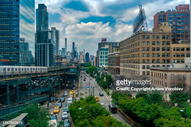 new york, queensboro plaza - queens - new york city stock pictures, royalty-free photos & images