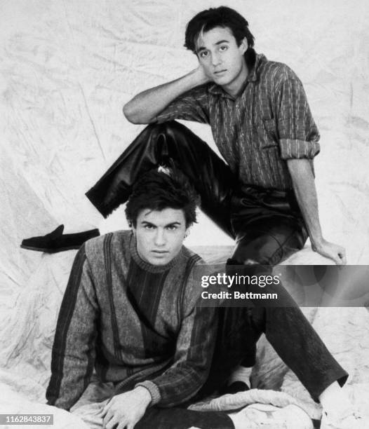 The boys of Wham!, George Michael and Andrew Ridgeley, are giving Duran Duran a run for their money in the British sweepstakes for teenage pop pin-up.