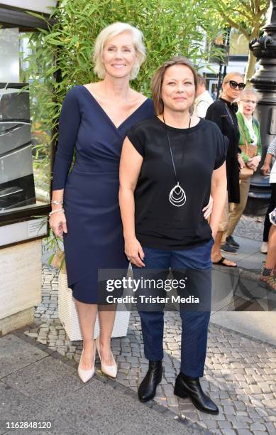 Marika George and Tanja George attend the Goetz George Award at Astor Film Lounge on August 19, 2019 in Berlin, Germany.