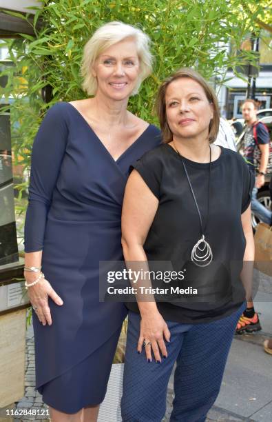 Marika George and Tanja George attend the Goetz George Award at Astor Film Lounge on August 19, 2019 in Berlin, Germany.