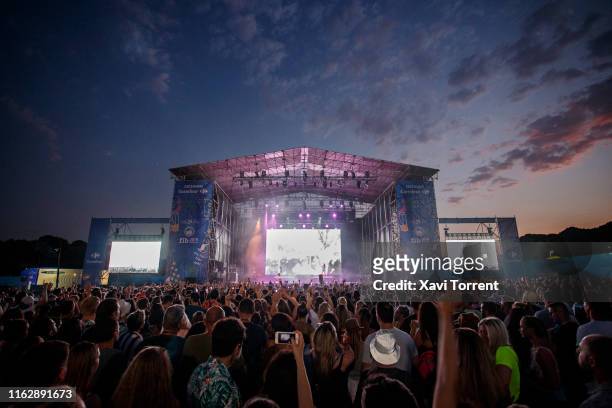 View of the Carrefour stage during the Festival Internacional de Benicassim on July 18, 2019 in Benicassim, Spain.