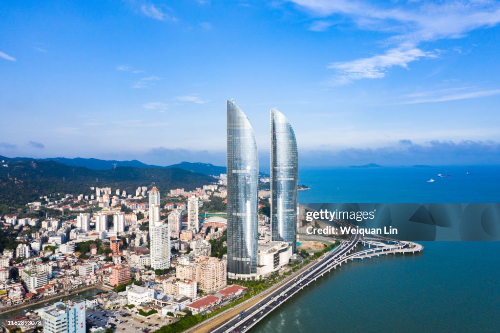 Aerial photography, Xiamen, Fujian