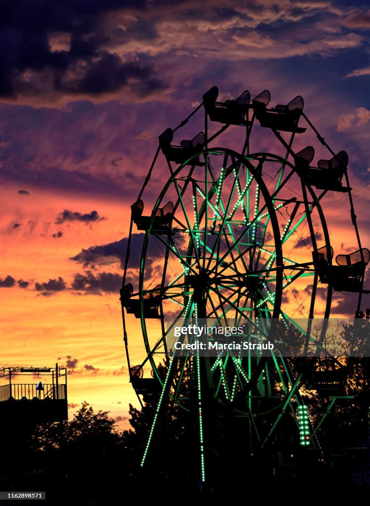 Ferris Wheel at Sunset