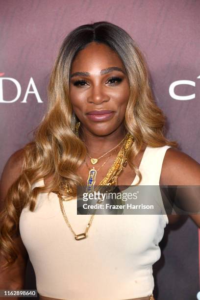 Serena Williams attends the Sports Illustrated Fashionable 50 at The Sunset Room on July 18, 2019 in Los Angeles, California.