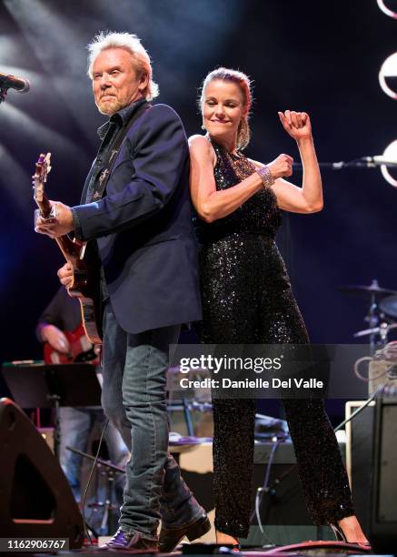 Lee Roy Parnell performs onstage during the 2019 Summer NAMM Jam Gibson Opening Party at Wildhorse Saloon on July 18, 2019 in Nashville, Tennessee.