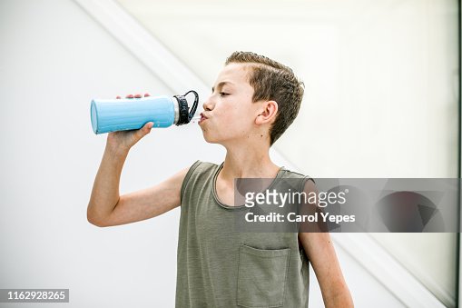 94 Kids Water Bottle White Background Stock Photos, High-Res Pictures, and  Images - Getty Images