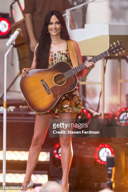 Kacey Musgraves performs onstage during Citi Concert Series On TODAY Presents Kacey Musgraves at Rockefeller Plaza on July 19, 2019 in New York City.