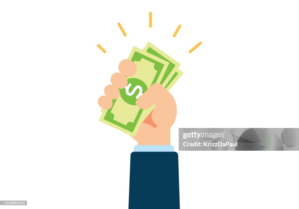Hand Holding Cash