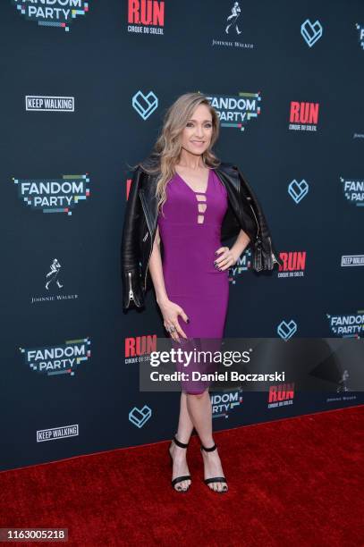 Julie Nathanson attends the Fandom Party at SDCC 2019 featuring R.U.N - the first live-action thriller by Cirque du Soleil at Float at Hard Rock...