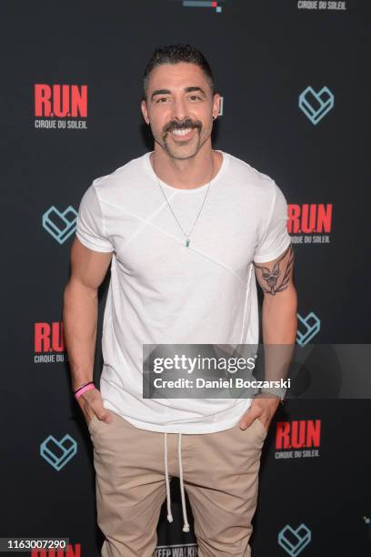 Show director Michael Schwandt attends the Fandom Party at SDCC 2019 featuring R.U.N - the first live-action thriller by Cirque du Soleil at Float at...