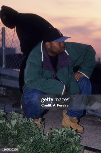 Rapper Raekwon of the Wu-Tang Clan poses for a portrait on May 8, 1993 on Staten Island in New York City, New York.