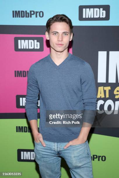 Tanner Buchanan attends the #IMDboat at San Diego Comic-Con 2019: Day Two at the IMDb Yacht on July 19, 2019 in San Diego, California.