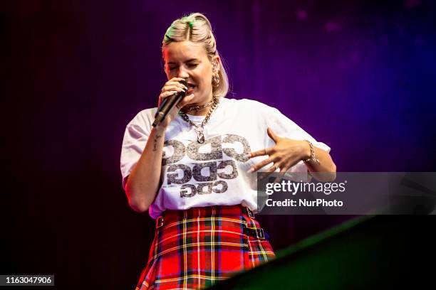 The english pop singer and song writer Anne-Marie performing live at Lowlands Festival 2019 on 16 August 2019 in Biddinghuizen, Netherlands.
