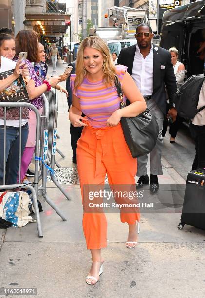 Lauren Alaina and Ray Lewis are seen on August 21, 2019 in New York City.