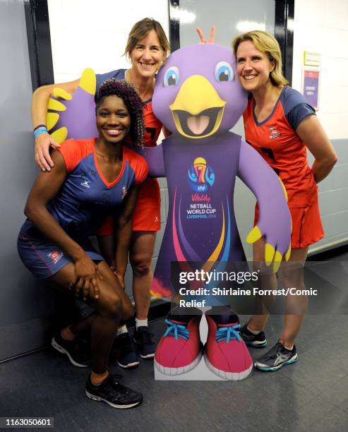 Jennifer Saunders and Oti Mabuse take to the court captaining teams of celebrities and sporting legends for the first ever ‘All Star Netball for...