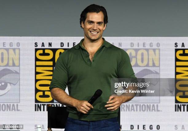 Henry Cavill attends "The Witcher": A Netflix Original Series Panel during 2019 Comic-Con International at San Diego Convention Center on July 19,...