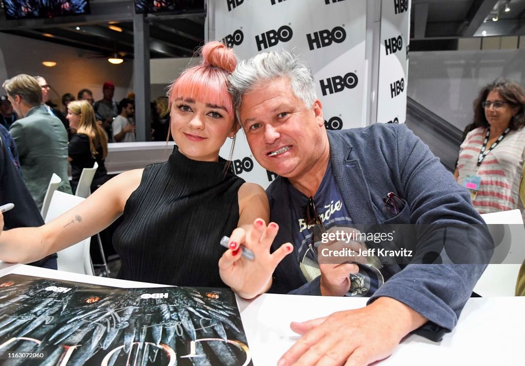 Maisie Williams and Conleth Hill at “Game Of Thrones” Comic Con... News