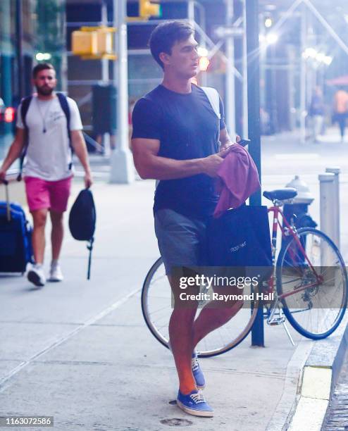 Tyler Cameron is seen on August 21, 2019 in New York City.