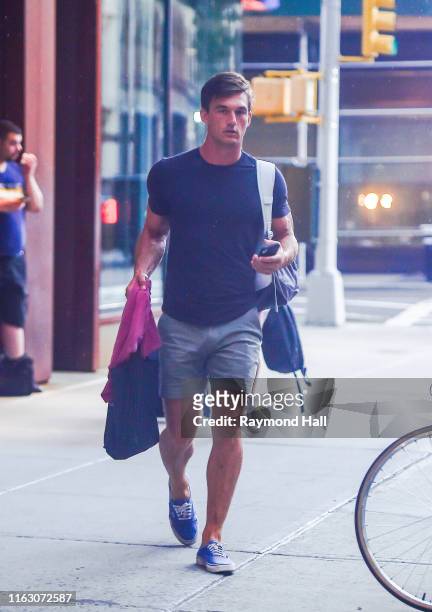 Tyler Cameron is seen on August 21, 2019 in New York City.