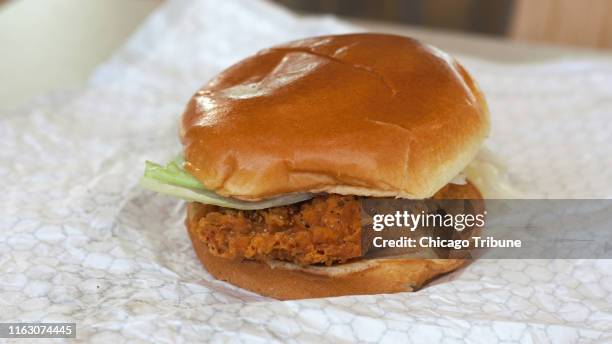 7. Spicy chicken sandwich at Wendy's, News Photo