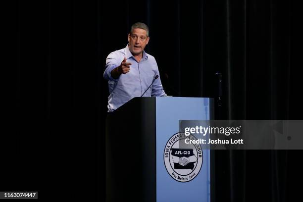 Democratic presidential candidate, U.S. Rep. For Ohio, Tim Ryan speaks at the Iowa Federation Labor Convention on August 21, 2019 in Altoona, Iowa....