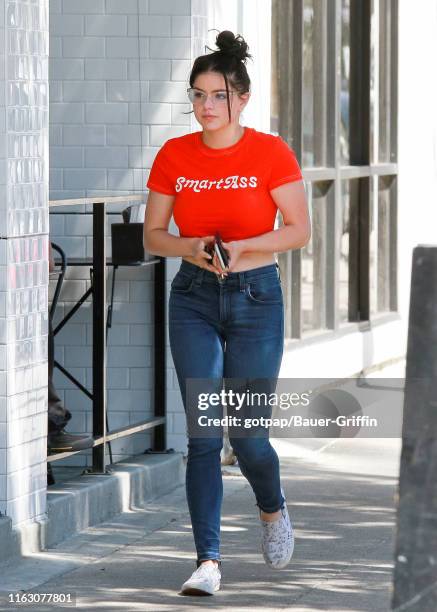 Ariel Winter is seen on August 21, 2019 in Los Angeles, California.