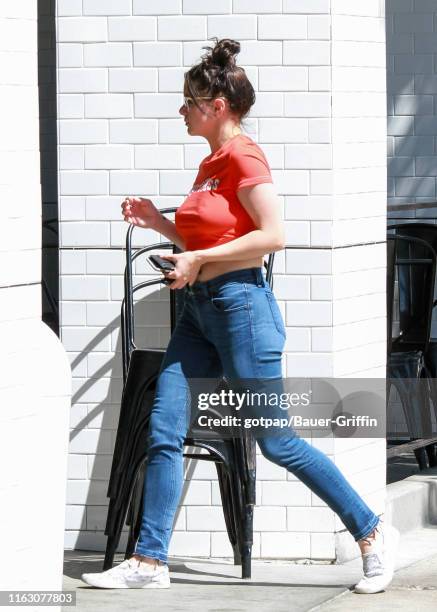 Ariel Winter is seen on August 21, 2019 in Los Angeles, California.