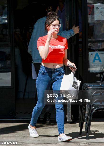 Ariel Winter is seen on August 21, 2019 in Los Angeles, California.