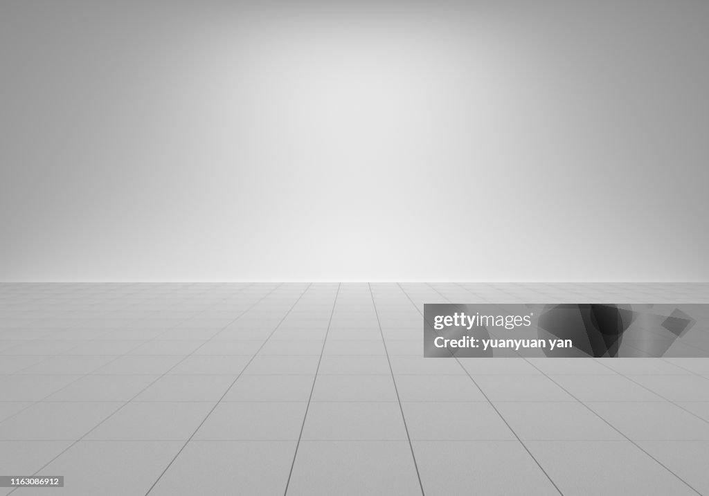 3D illustration square background