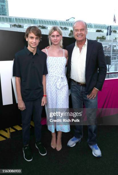 Jude Gordon Grammer, Mason Olivia Grammer and Kelsey Grammer attend the #IMDboat Party presented by Soylent and Fire TV at San Diego Comic-Con 2019...