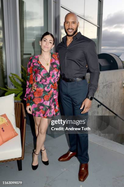 Natalia Cordova-Buckley and Henry Simmons attend an "After Dark" Party, hosted by Entertainment Weekly and Marvel Television, at San Diego Comic-Con...