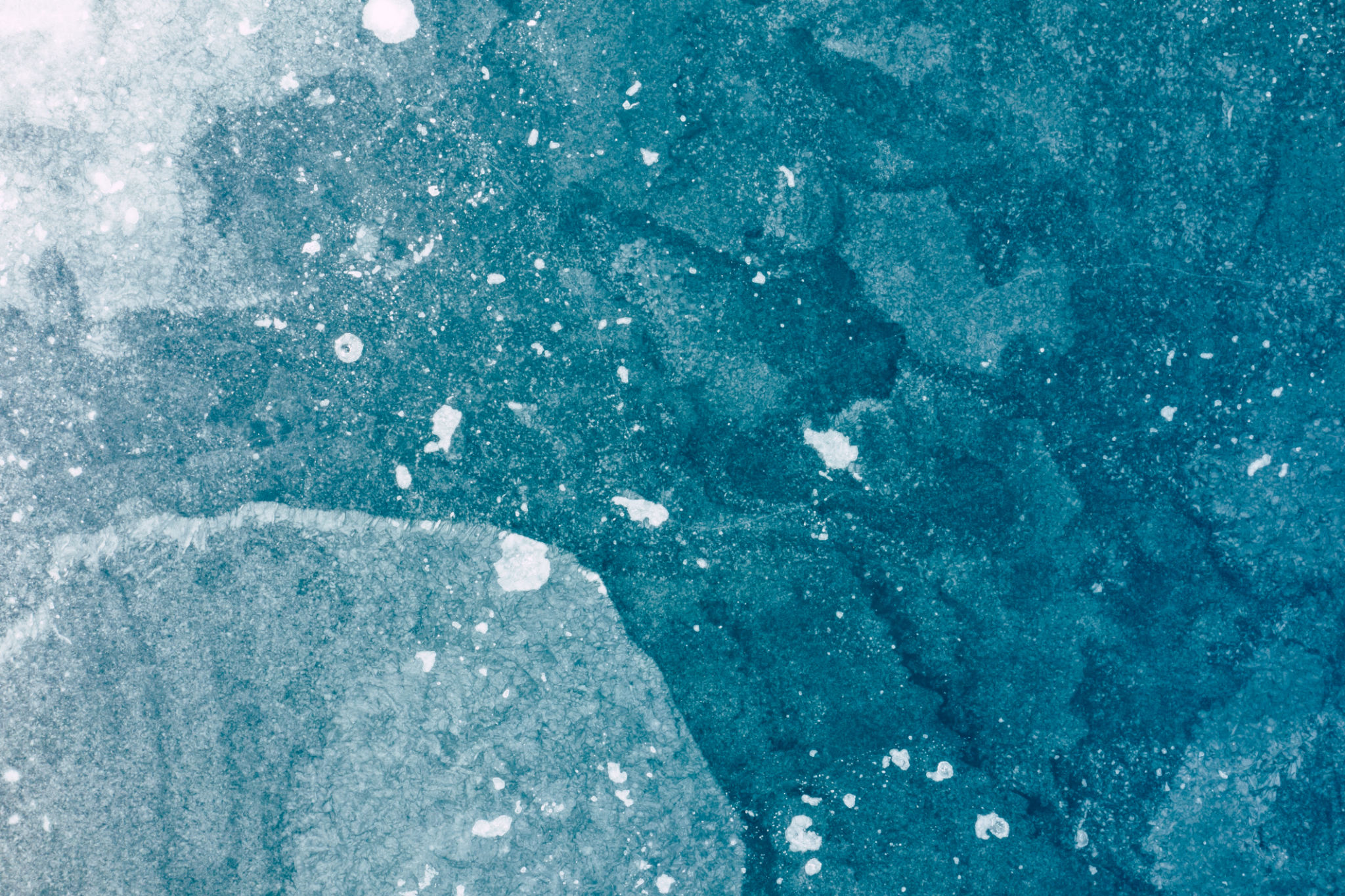 icy lake