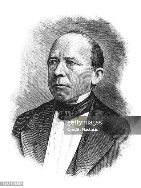 martin friedrich rudolf von delbrück (16 april 1817 – 1 february 1903) was a prussian statesman at the time of otto von bismarck - 2019 1903 stock illustrations