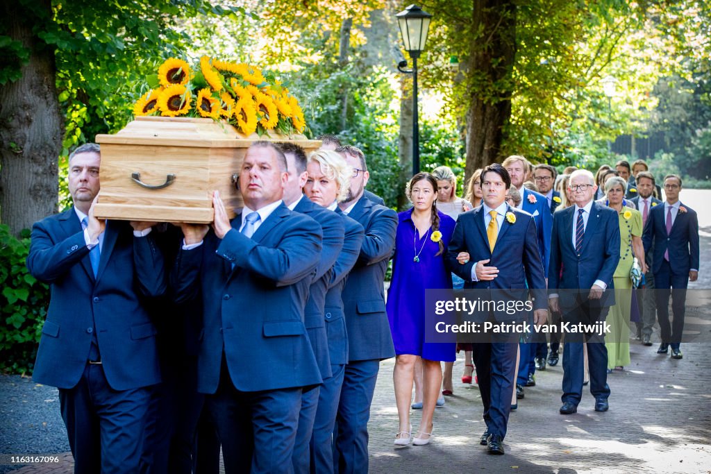 Funeral Of Princess Christina Of The Netherlands At Noordeinde Palace In Amsterdam