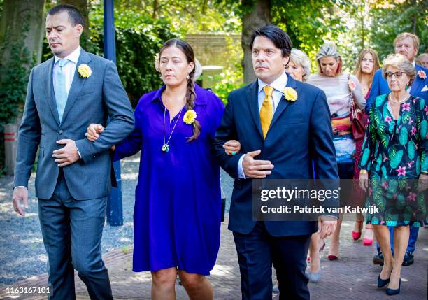 Bernardo, Nicolas and Juliana Guillermo, children of Princess Christina, Princess Margriet of The Netherlands, Princess Irene of The Netherlands,...