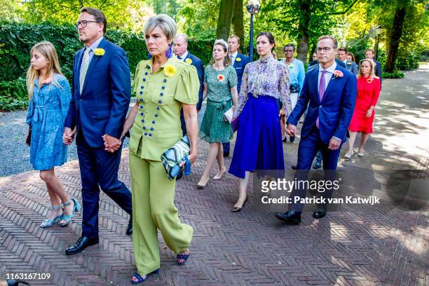 Prince Constantijn of The Netherlands, Princess Laurentien of The Netherlands, Countess Leonore of The Netherlands, Prince Jaime de Bourbon de Parme,...