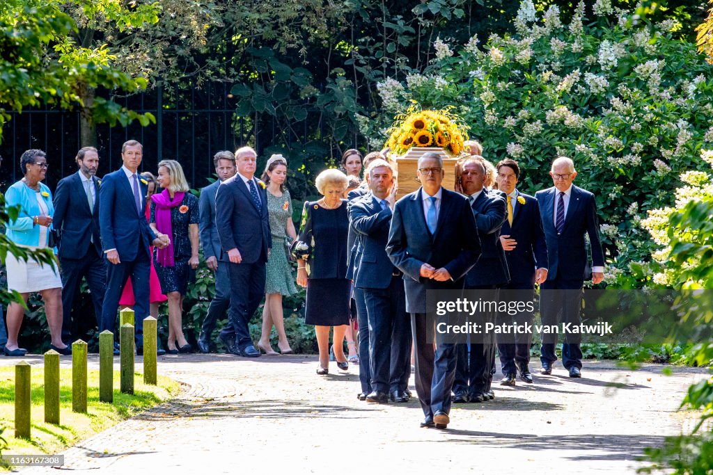 Funerals Of Princess Christina Of The Netherlands At Noordeinde Palace In Amsterdam