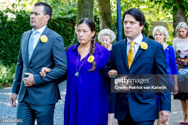 Bernardo, Juliana and Nicolas Guillermo, children of Princess Christina,Princess Irene of The Netherlands, Princess Beatrix of The Netherlands, Queen...