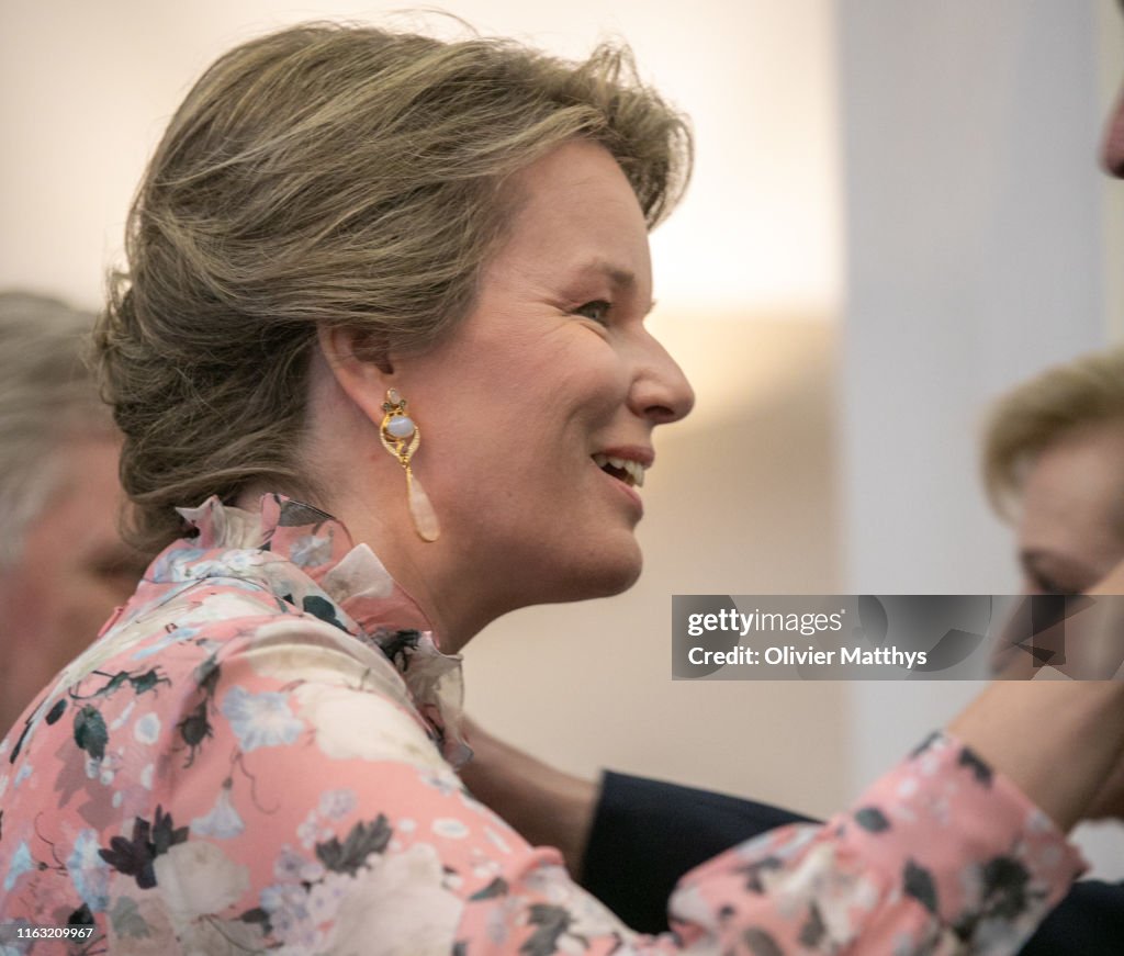 King Philippe Of Belgium And Queen Mathilde Of Belgium Attend The Preludium To The National Day