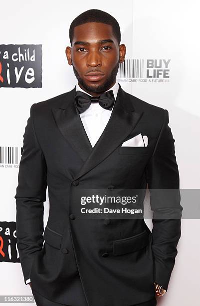 Tinie Tempah attends the Keep a Child Alive Black Ball 2011 at Camden Roundhouse on June 15, 2011 in London, England.