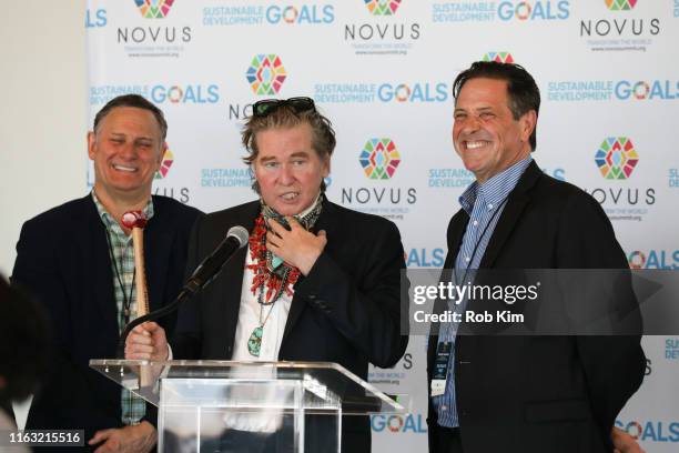 Val Kilmer attends The NOVUS SDG Moonshots Summit at United Nations on July 20, 2019 in New York City.