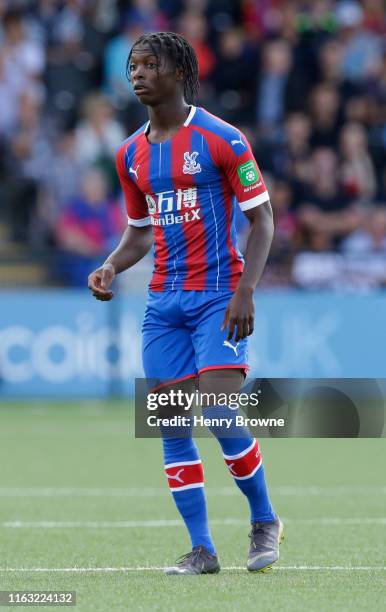 Addy of Crystal Palace during the Pre-Season Friendly match between Bromley FC and Crystal Palace at Hayes Lane on July 20, 2019 in Bromley, England.