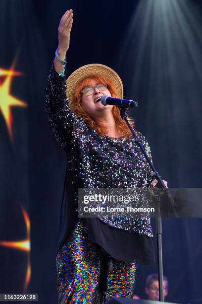 Eddi Reader performs onstage during Rewind Scotland 2019 at Scone Palace on July 20, 2019 in Perth, Scotland.