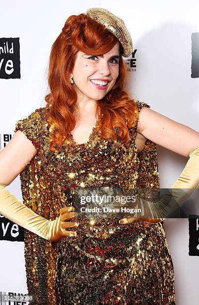 Paloma Faith attends the Keep a Child Alive Black Ball 2011 at Camden Roundhouse on June 15, 2011 in London, England.