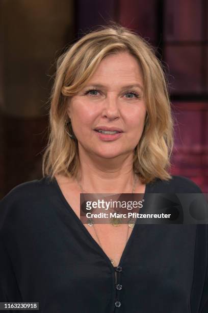 Actress Katharina Boehm attends the Koelner Treff TV Show at the WDR Studio on August 22, 2019 in Cologne, Germany.
