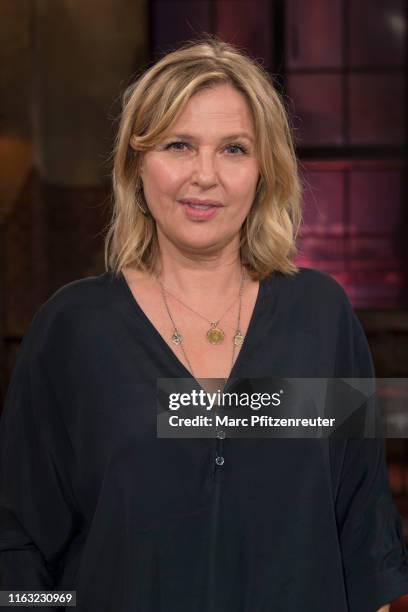 Actress Katharina Boehm attends the Koelner Treff TV Show at the WDR Studio on August 22, 2019 in Cologne, Germany.