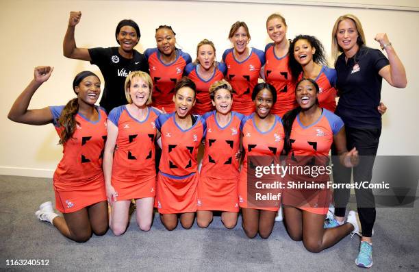 Jennifer Saunders and Oti Mabuse take to the court captaining teams of celebrities and sporting legends for the first ever ‘All Star Netball for...