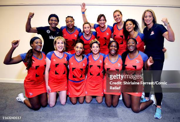 Jennifer Saunders and Oti Mabuse take to the court captaining teams of celebrities and sporting legends for the first ever ‘All Star Netball for...