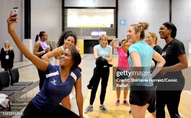 Jennifer Saunders and Oti Mabuse take to the court captaining teams of celebrities and sporting legends for the first ever ‘All Star Netball for...