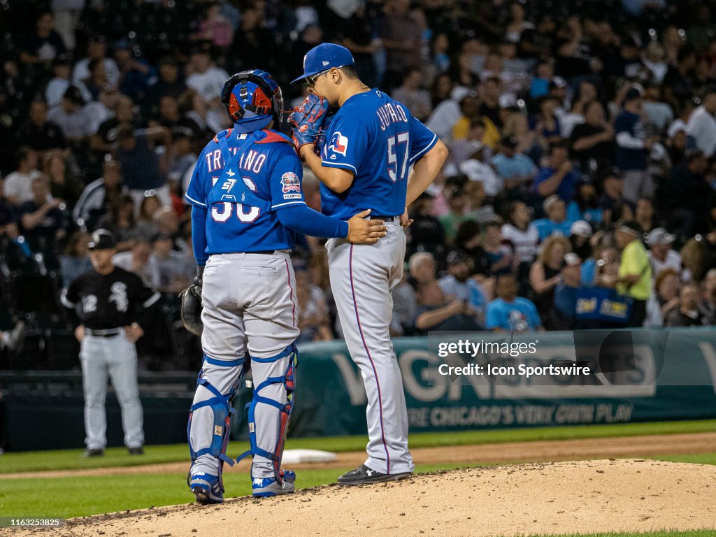 MLB: AUG 22 Rangers at White Sox